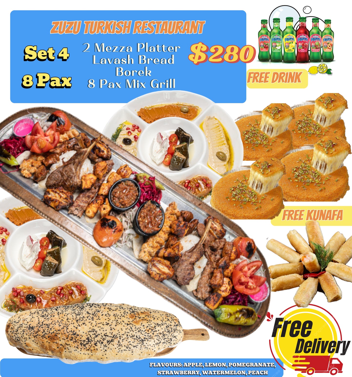 🧆 Set 4 – Zuzu Grand Feast Mixed Grill Set (For 8 Pax)