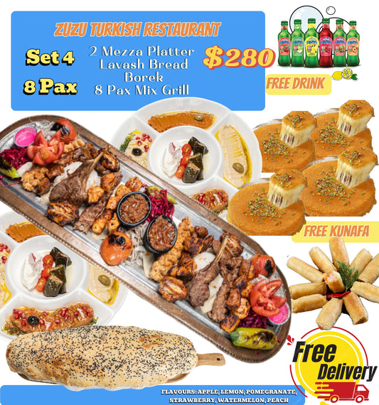 🧆 Set 4 – Zuzu Grand Feast Mixed Grill Set (For 8 Pax)