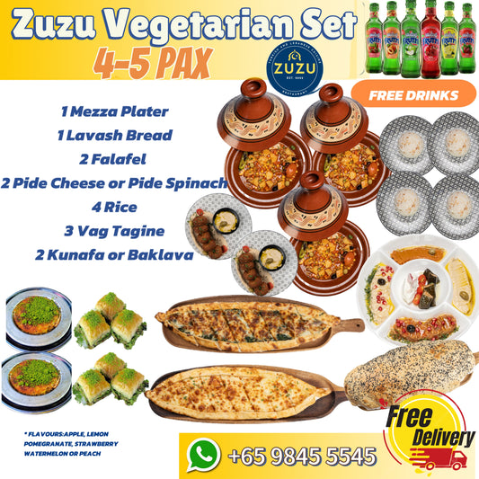 🥗 Zuzu Vegetarian Set 2 (For 4–5 Pax)