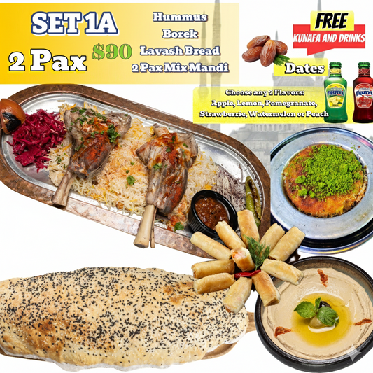 Iftar Set 1A – 2 Pax Mix Mandi Feast