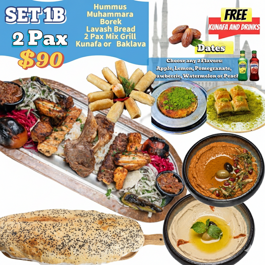 Iftar Set 1B – 2 Pax Mix Grill Feast